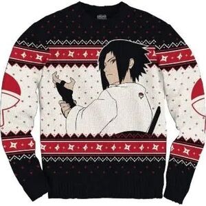 Ripple Junction X Naruto Shippuden Sasuke Mens Ugly Christmas Sweater